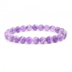 Natural Stone Beads Bracelet For Women Men Amethysts Crystal Quartzs Aquamarines Jades Jewelry Agates Elastic Bangle Bracelets