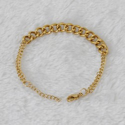 2-6MM Stainless Steel Chain Bracelet For Women Men Gold Color Twisted Rope Chain Bangle Fashion Never Fade Waterproof Jewelry
